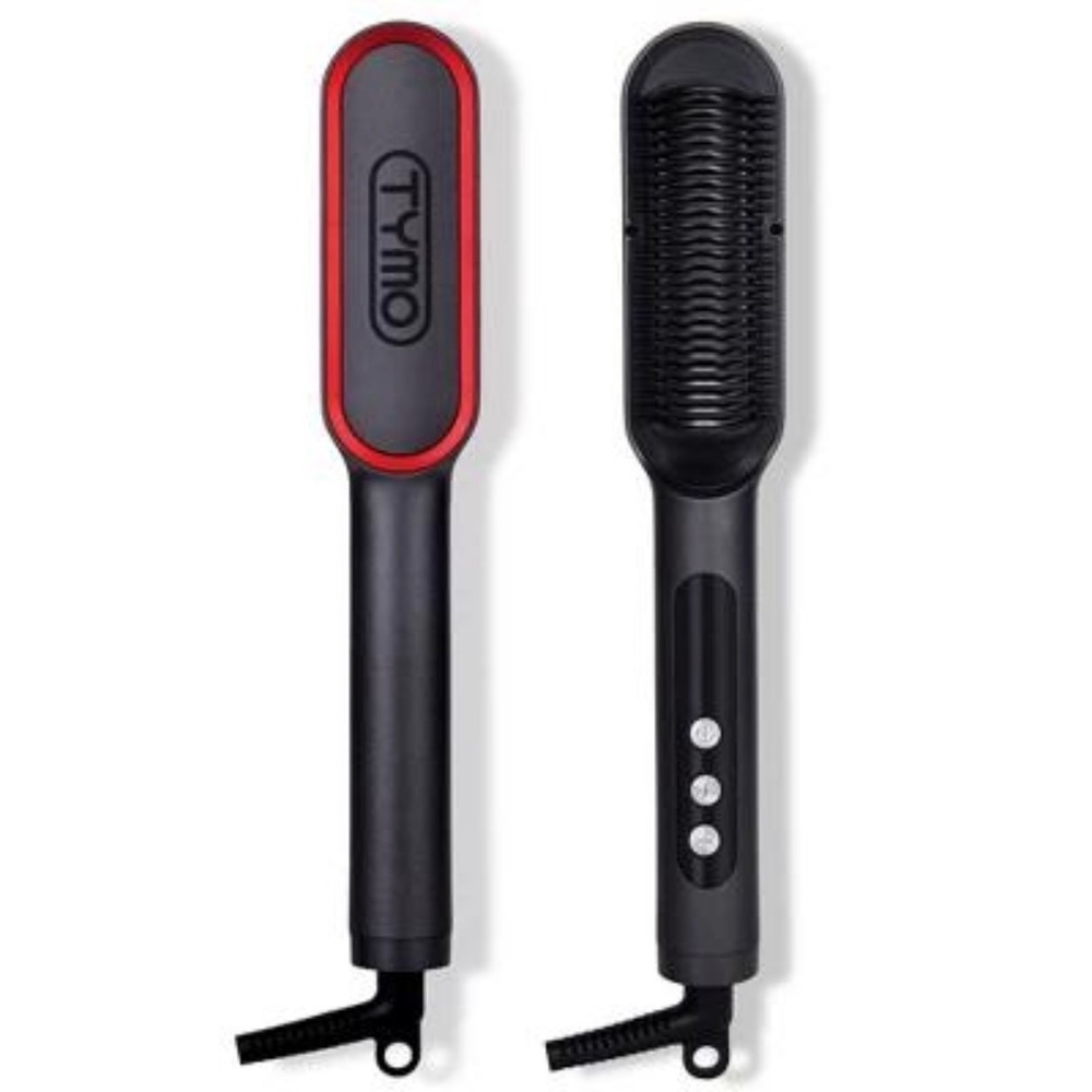 TYMO Ring Plus Ionic Hair Straightening Comb HC103 Brush Black New